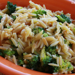 One Pot Broccoli Asiago Cheese Orzo Recipe