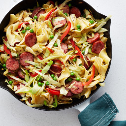 One-Pot Cabbage and Sausage Pasta