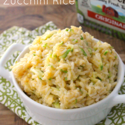 One Pot Cheesy Zucchini Rice