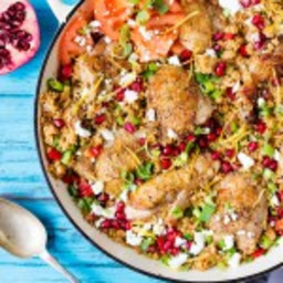 One-Pot Chicken and Couscous with Feta