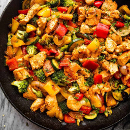 One-Pot Chicken and Vegetables Skillet