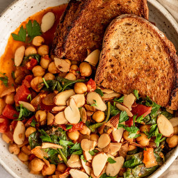 One Pot Chickpea Tomato Stew (30 minute meal) – Plant Based RD