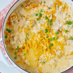 One-Pot Creamy Chicken and Rice Casserole