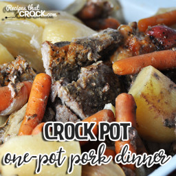One-Pot Crock Pot Pork Dinner
