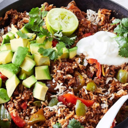 One-pot healthy Mexican beef mince