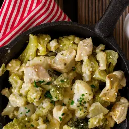 One-Pot Keto Sesame Chicken and Broccoli