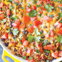One Pot Mexican Beef and Rice Casserole