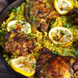 One Pot Middle Eastern Chicken and Rice