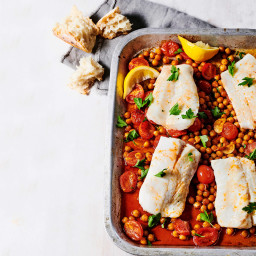 One-pot paprika cod and chickpeas