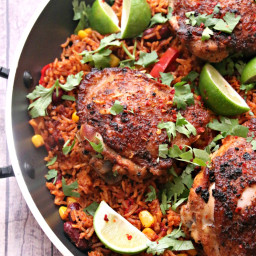 One-Pot Rice Cooker Mexican Chicken And Rice