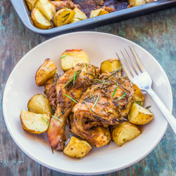 One Pot Rosemary Roasted Chicken and Potatoes