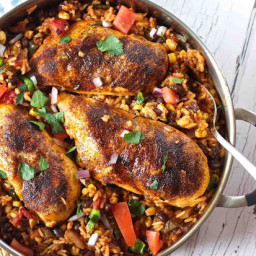 One Pot Southwest Chicken and Rice