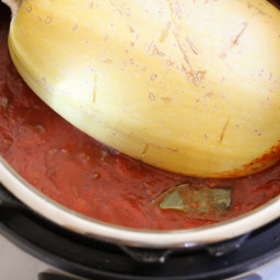 One-Pot Spaghetti Squash and Meat Sauce (Pressure Cooker and Slow Cooker)