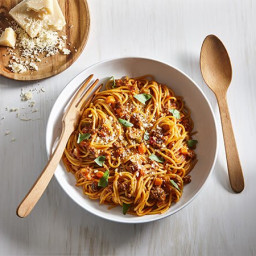 One-Pot Spaghetti with Maple Bolognese Sauce