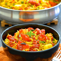 One-Pot Spicy Vegetable Rice