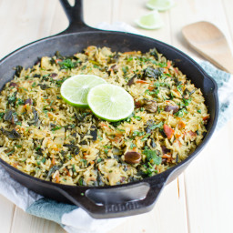 One Pot Spinach Rice
