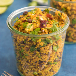 One-Pot Sweet & Spiced Quinoa Lentil Salad