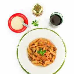 One Pot Vegan Vodka Sauce Pasta from The Easy Vegan. Review + GIVEAWAY!
