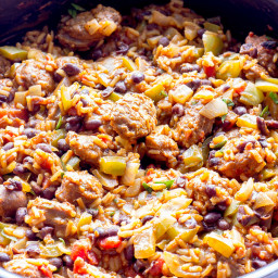 One Pot Wonder Spanish Rice with Chorizo Recipe