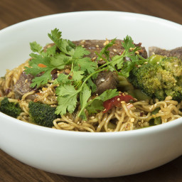 One Skillet Beef Chow Mein