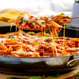 One Skillet Cheesy Penne