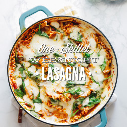 One-Skillet Weeknight Lasagna (Gluten-Free)