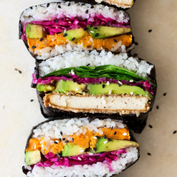 Onigirazu (sushi sandwich)