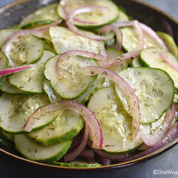 Onion Cucumber Salad Recipe