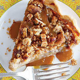 Open-Face Apple Pie with Salted Pecan Crumble