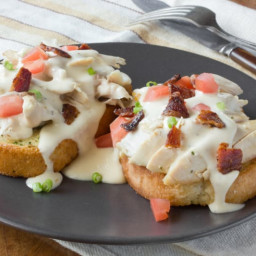 Open-Faced Hot Brown Sandwiches