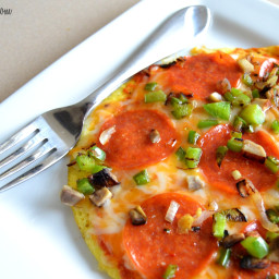 Open-Faced Low Carb Pizza Omelet