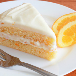Orange Buttermilk Cake with Orange Cream Cheese Frosting