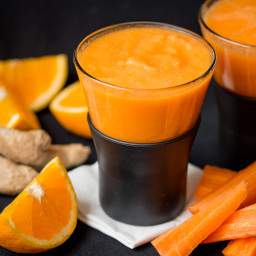 Orange Carrot and Ginger HOT smoothie – Week 4 of my Hot Smoothie Saturday 