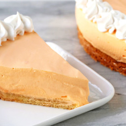 Orange Creamsicle No-Bake Cheesecake