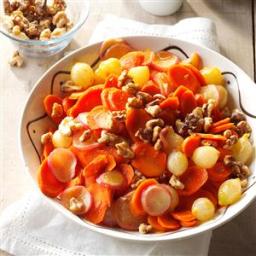 Orange-Glazed Carrots, Onions and Radishes Recipe