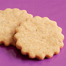 Orange-Hazelnut Shortbread Cookies