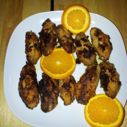 Orange Honey Garlic Chicken Wings