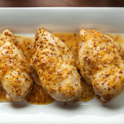 Orange-Honey-Mustard Baked Chicken Breasts