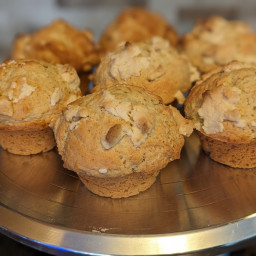 Orange muffins with almond streusel