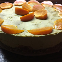 Orange-Persimmon Cheesecake
