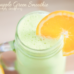 Orange Pineapple Green Smoothie Recipe