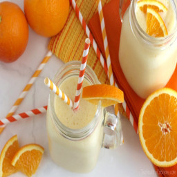 Orange protein smoothie
