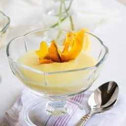 Orange Pudding Silky and Smooth