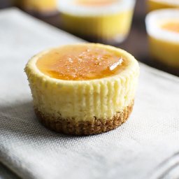 Orange Ricotta Cheesecake Cupcakes