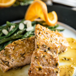 Orange-Rosemary Seared Salmon Recipe