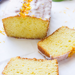 Orange Sour Cream Loaf Cake