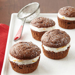 Orange-Spiced Mini Brownie-Cakes