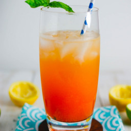 Orange Strawberry Tequila Fizz