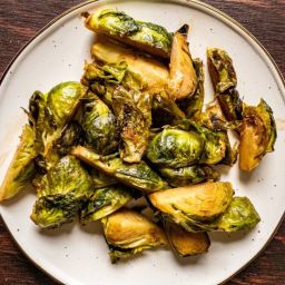 Orangey Brussels Sprouts with Warm Spices