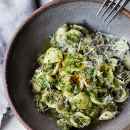 Orecchiette Pasta with Broccoli Sauce 